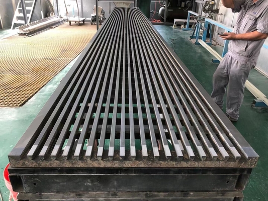 98-99,50% Aluminiumgehalte Op maat gemaakte ontwateringselementen voor de productie van papier