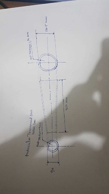 Centrifugeerbare glazen kegelpapiermachine voor de productie van natuurlijk papier L 350 mm