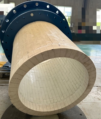 Op maat gemaakte roestvrij staal-koolstofstaal-keramische beklede pijp/elleboog voor verschillende industrieën