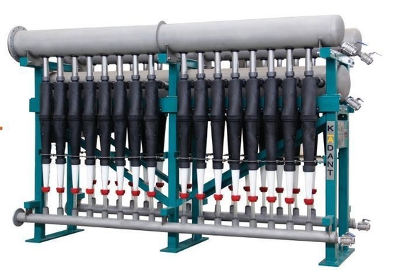 Centrifuge fijne voorvoerreiniger voor lagere consistentie en fabricageproces gieten