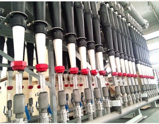 PA66 en Alumina Ceramic Xcel150 Low Consistency Centricleaner System voor papierfabriek