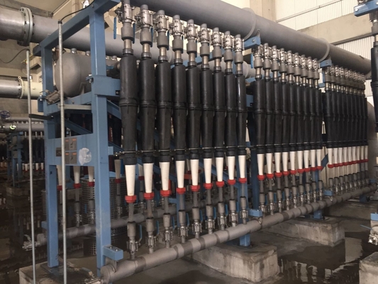 Paper Pulp Mill Xcel 150 Low Consistency Hydrocyclone Zwarte bovenste kegel zonder verwerking