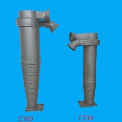 CT30 en CT60 Roestvrij staal Keramisch bekleed Hydrocyclone After-sales Service Ja